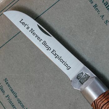 Personalised Cheviot Pocket Knife, 2 of 4