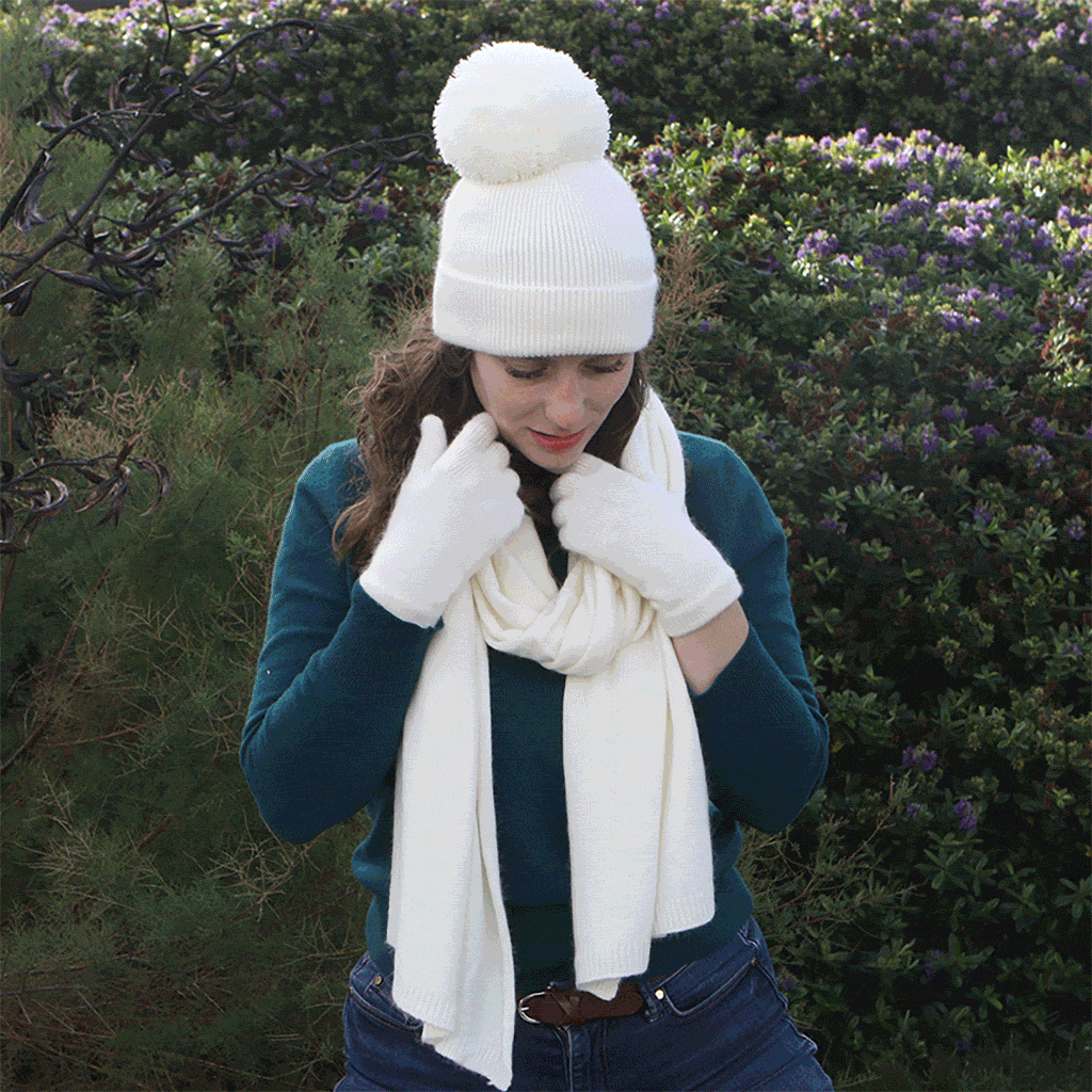Cashmere Gloves, Hat And Scarf Personalised Gift Set, 2 of 10