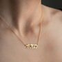 Japanese Name Necklace In Sterling Silver, thumbnail 5 of 7