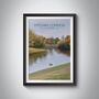 Mitcham Common London Travel Poster Art Print, thumbnail 1 of 8