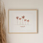 Personalised Palm Tree Family Print, thumbnail 2 of 5