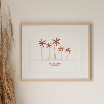 Personalised Palm Tree Family Print, 2 of 5