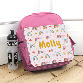 Personalised Kids Pink Backpack, 4 of 5