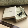 Miniature Bronze Whippet Sculpture 8th Anniversary Gift, thumbnail 8 of 11