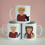 Personalised Cat Lady Mug, Choice Of Breeds, thumbnail 3 of 12