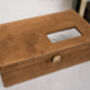 Personalised Handcrafted Wooden Memory Box, thumbnail 2 of 9