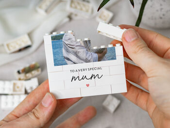 Personalised Mum Photo Block Keepsake Mother's Day Gift, New Mum And Birthday Present, 11 of 12