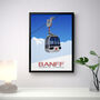 Banff Ski Resort Poster, thumbnail 3 of 6