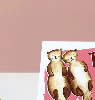 Significant Otter Pun Valentine's Card, 2 of 8