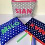 Personalised Pencil Case, Waterproof Lined Zip Purse, thumbnail 5 of 12