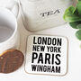 Personalised Location Coaster, thumbnail 2 of 3
