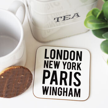 Personalised Location Coaster, 2 of 3