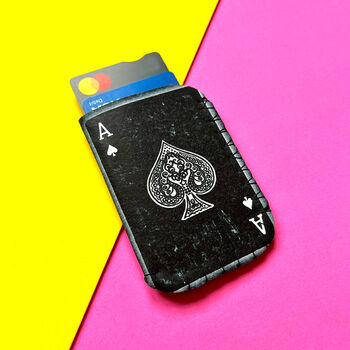 Ace Of Spades Card Holder For Travel Passes And Cards, 3 of 4