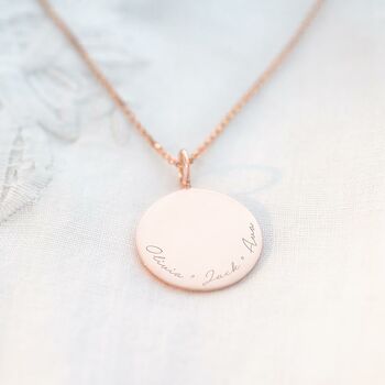 Sterling Silver Sia Family Name Personalised Necklace, 2 of 12