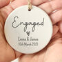 Personalised Ceramic Engagement Keepsake, thumbnail 1 of 5