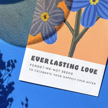 Personalised 'Everlasting Love' Wedding Gift Seeds, 2 of 2