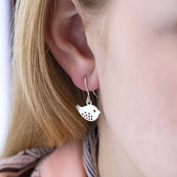 Cute Lovebird Earrings, 2 of 7