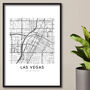 Custom Location Map Print, Personalised City, Town Map, Any Location, thumbnail 5 of 10