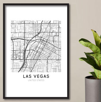 Custom Location Map Print, Personalised City, Town Map, Any Location, 5 of 10