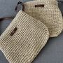 Personalised Straw Slouch Cross Body Bag, thumbnail 2 of 2