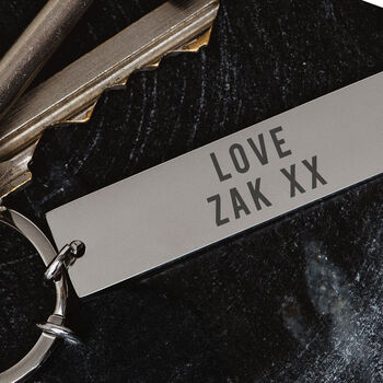 Personalised New Mum Gift Engraved Keyring, 2 of 2