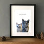 Personalised Cat Portrait Colour Illustration, thumbnail 1 of 6