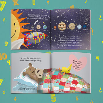 Personalised One St Birthday Children's Book, 7 of 11