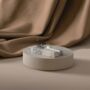 Handmade Marble Cigar Ashtray With Bronze Lion Detail, thumbnail 1 of 2