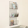 Three Compartment Mail And Magazine Rack, thumbnail 3 of 4