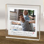 Valentines Day Gift For Daddy Personalised Photo Acrylic Block, thumbnail 1 of 3