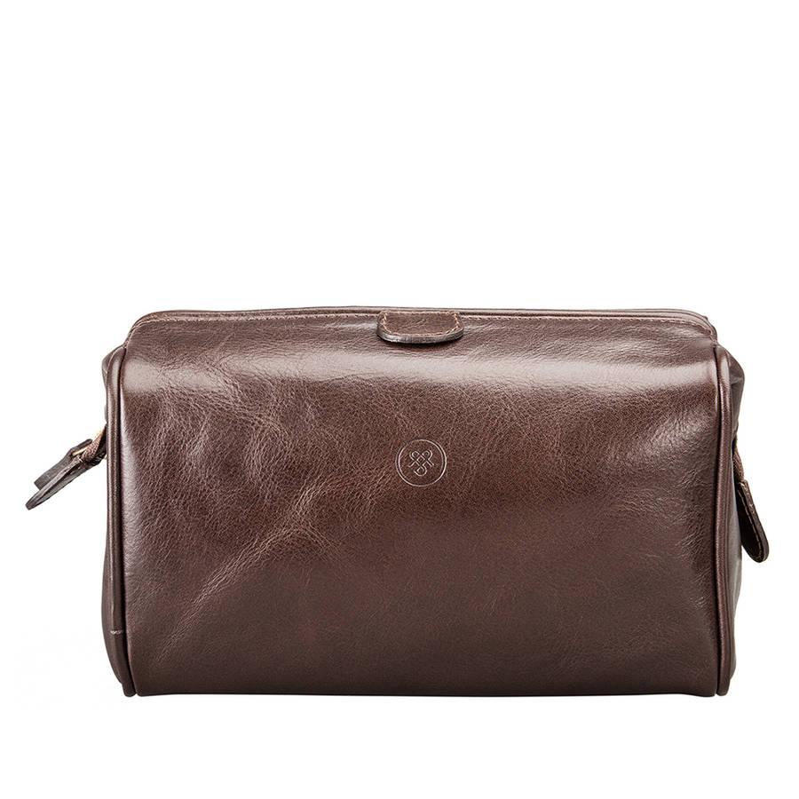 the finest italian leather wash bag for men. 'duno m' by maxwell scott ...