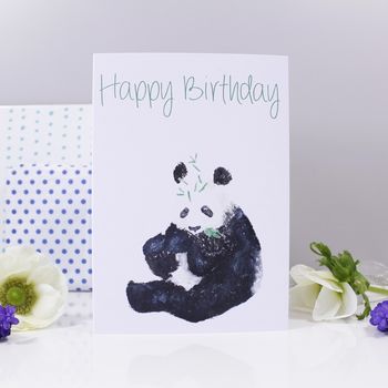 'Happy Birthday' Panda Card, 2 of 2