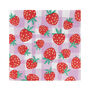 Strawberry Gingham Paper Party Napkins X 20, thumbnail 3 of 3