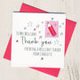 Personalised Pencil Teacher Thank You Card, thumbnail 2 of 2