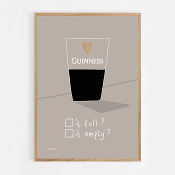 Guinness Half Full Print, 9 of 10