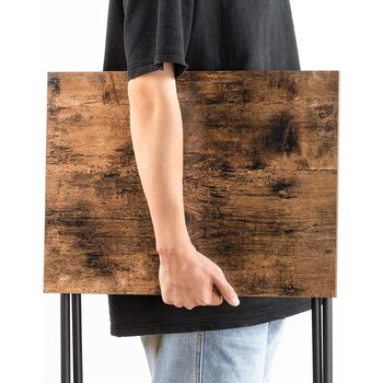 Side Table Folding Tray Table Coffee Snack Table, 7 of 9