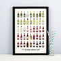 'It's A Winederful Life' Wine Montage Print, thumbnail 2 of 5