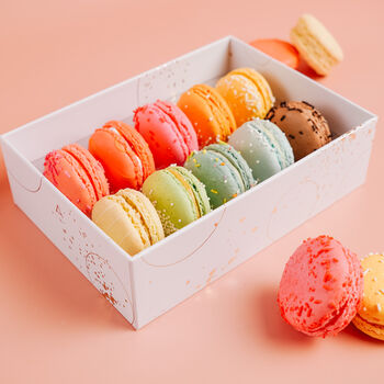 10 Piece Seasonal Macaron Gift Box, 3 of 4