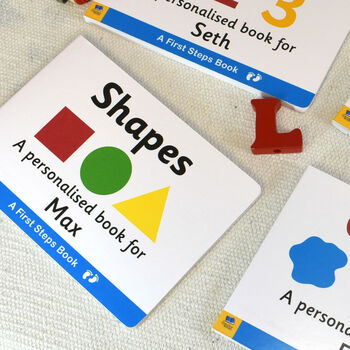First Steps Shapes Personalised Board Book, 4 of 7