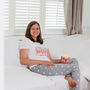 Personalised Mummy, Daddy, Child, Matching Movie Night Pyjamas, thumbnail 12 of 12