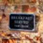 Brass Personalised Plaque | Perfect Custom Door Sign | Home Accessory Decor | Heavy Duty Outdoor Signage, thumbnail 4 of 5