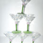 Olive Garden Martini Glass Set Of Two, thumbnail 4 of 5