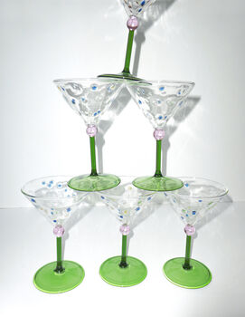 Olive Garden Martini Glass Set Of Two, 4 of 5