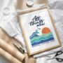 Personalised Adult Baptism Print All Things New, thumbnail 2 of 10