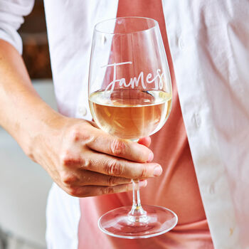 Personalised Wine Glass For Him, 2 of 4