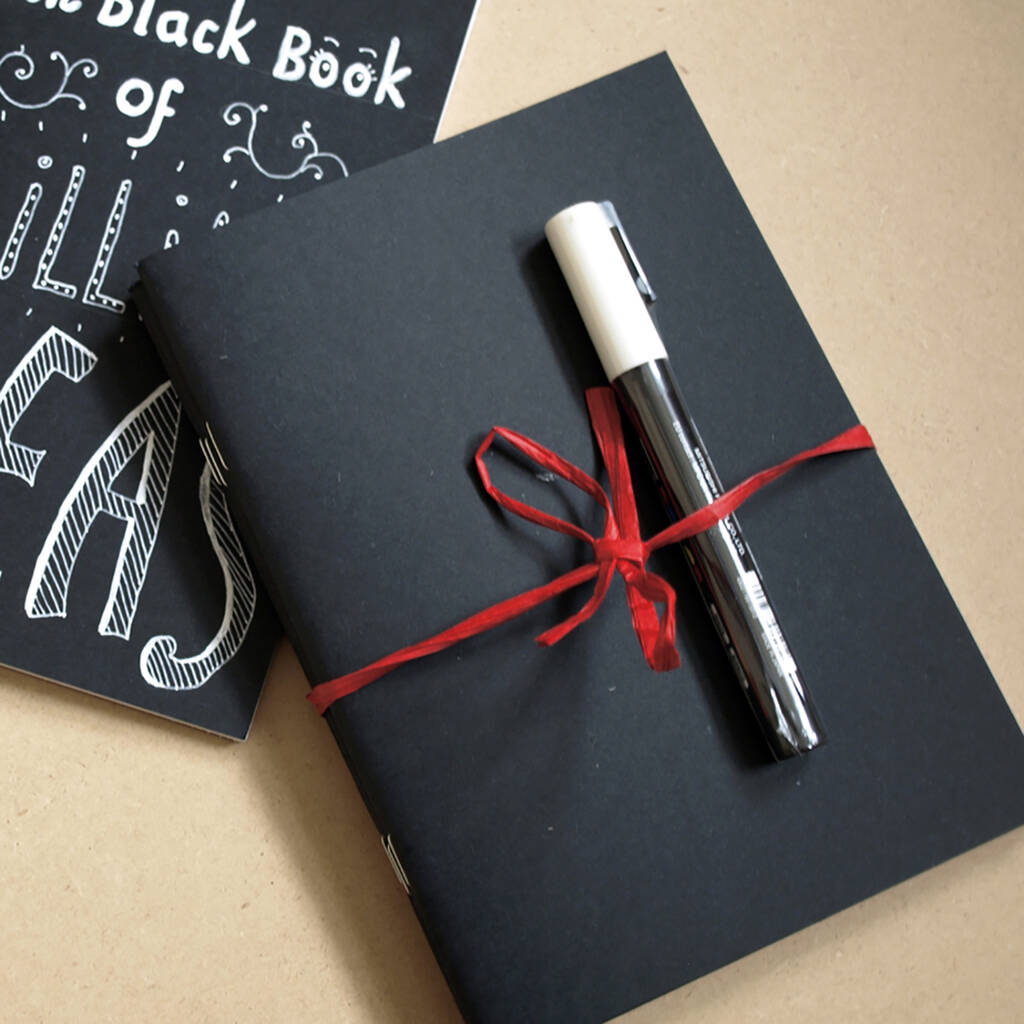 Chalkboard Cover Sketchbook And Pen Set Of Three By Artful Kids