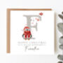 Personalised Penguin Splatter Christmas Card, thumbnail 3 of 3