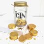 Gin Fund Money Box With Chocolate Coins, thumbnail 1 of 7