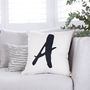 Personalised Letter Initial Cushion, thumbnail 1 of 5
