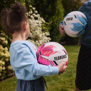 Personalised Football Ball, Customise With Any Name, 3 of 12